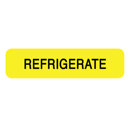 NEVS Refrigerate Label 5/16 x 1-1/4" DFW-0035